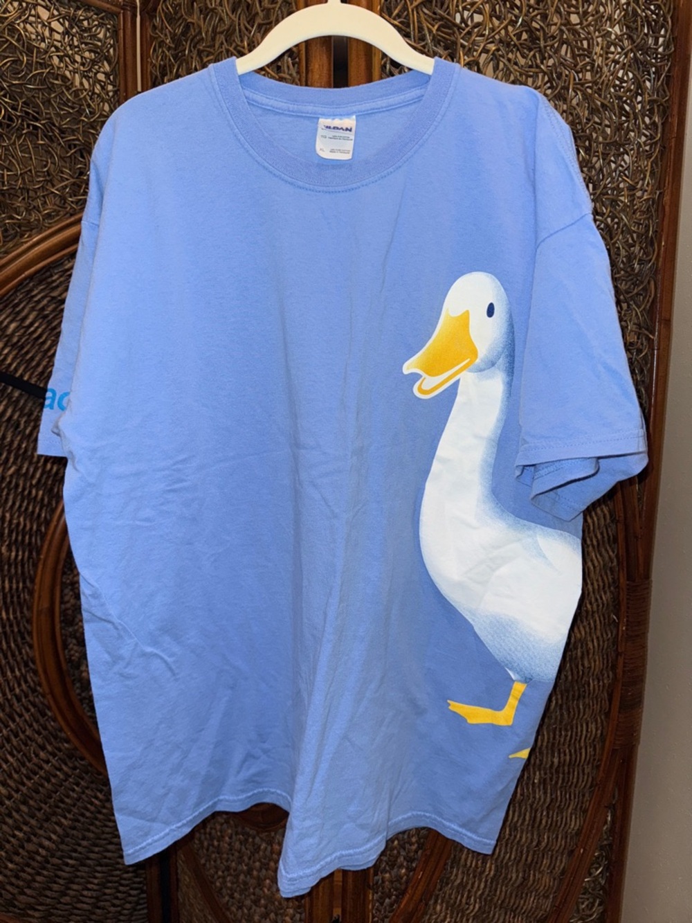 Baby Blue T-Shirt with Aflac Duck